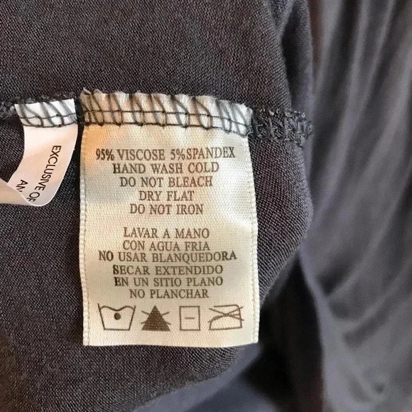 CristinaLove off the shoulder grey viscose dress - Picture 4 of 4